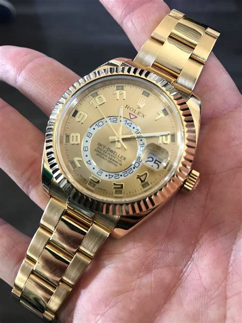 rolex sky dweller oro|rolex sky dweller gold 2021.